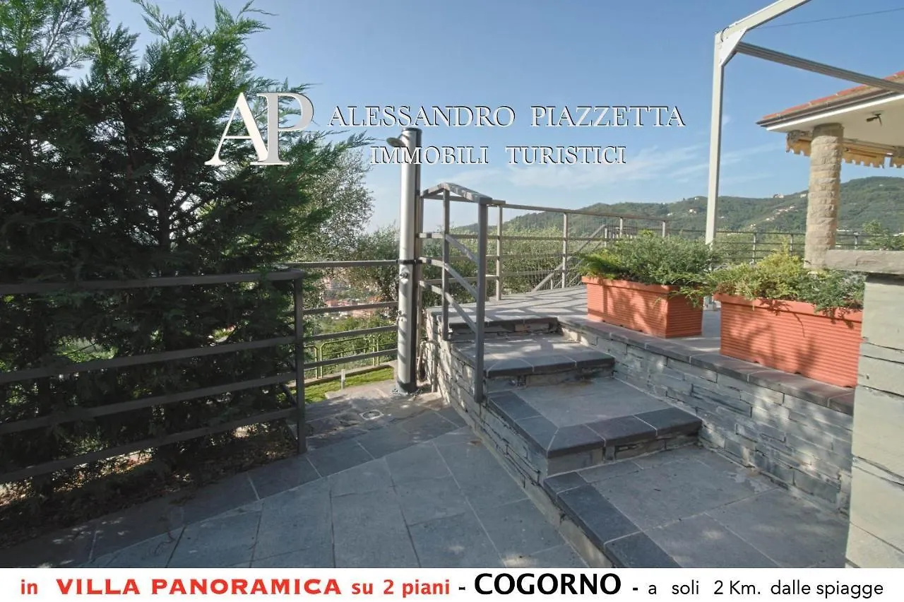 Villa Tra Gli Ulivi - Bellissima Vista Panoramica San Salvatore  0*, San Salvatore (Genoa)